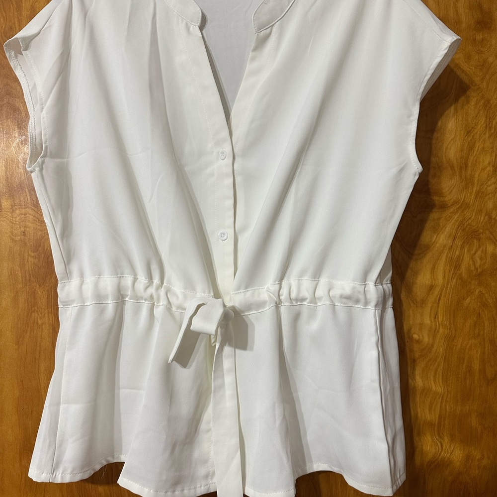 Elegant White Women's Top